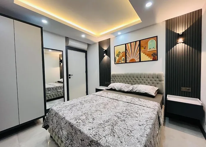 6 Centrally Located Spacious And Air Conditioned 1 1 * Анталья