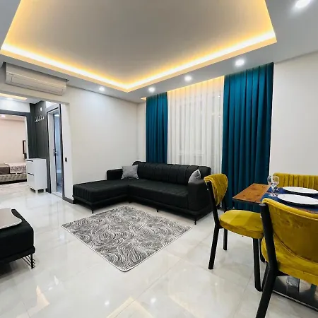6 Centrally Located Spacious And Air Conditioned 1 1 Lägenhet Antalya